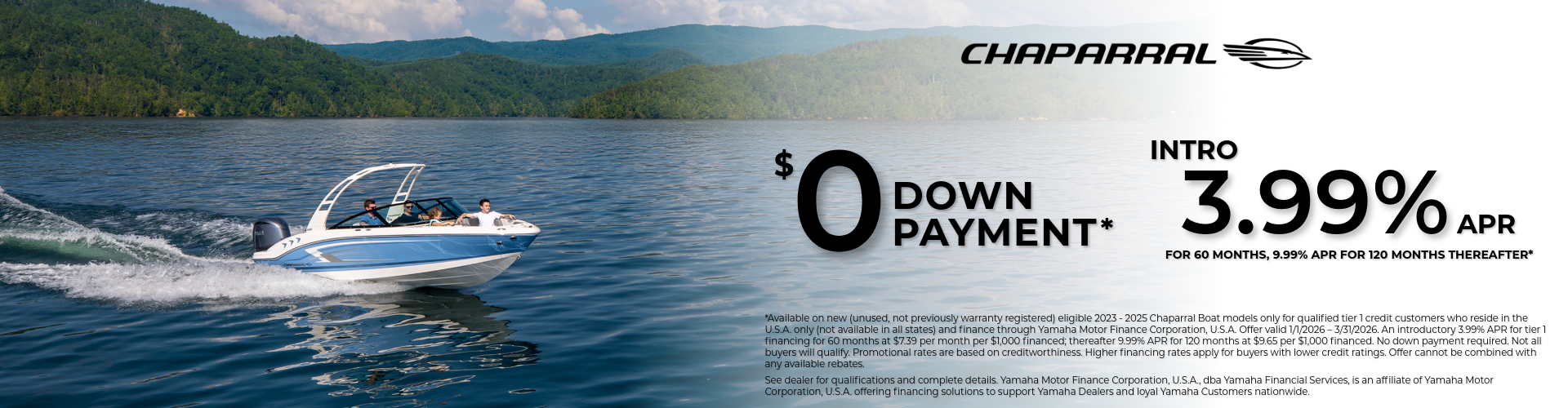 Yamaha Sales Event Promo