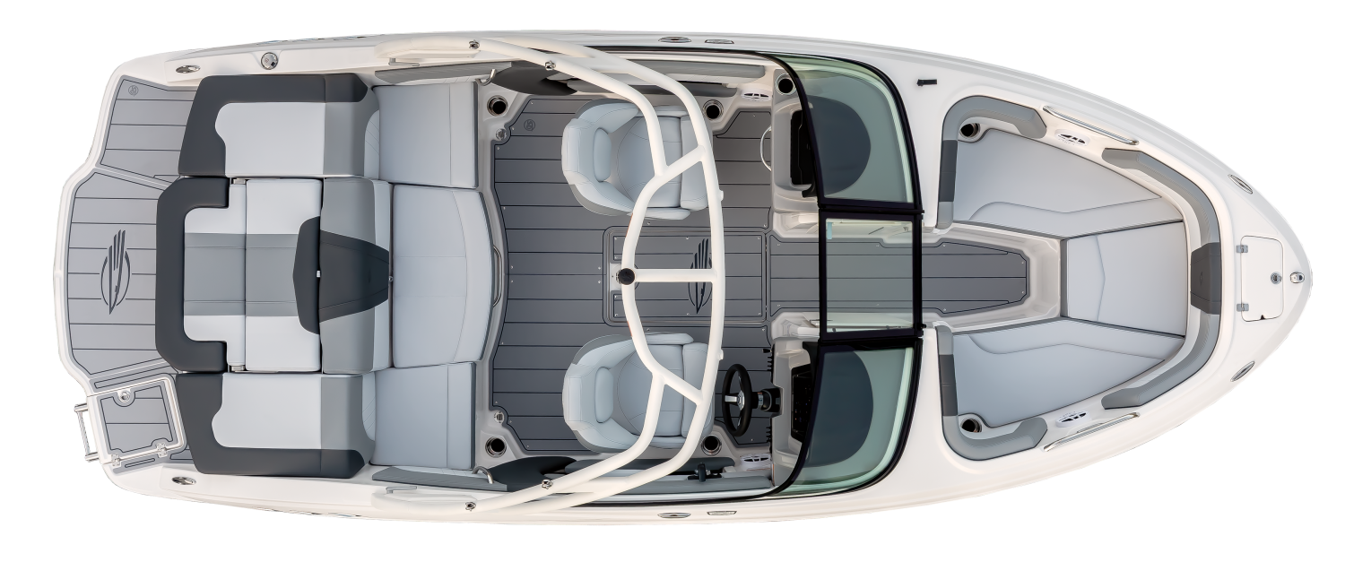 Overhead view of the  Chaparral 21 SSi  