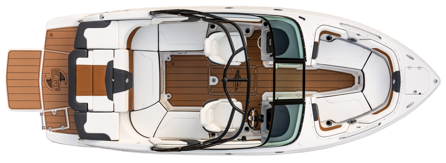 Overhead view of the  Chaparral GTS 3 