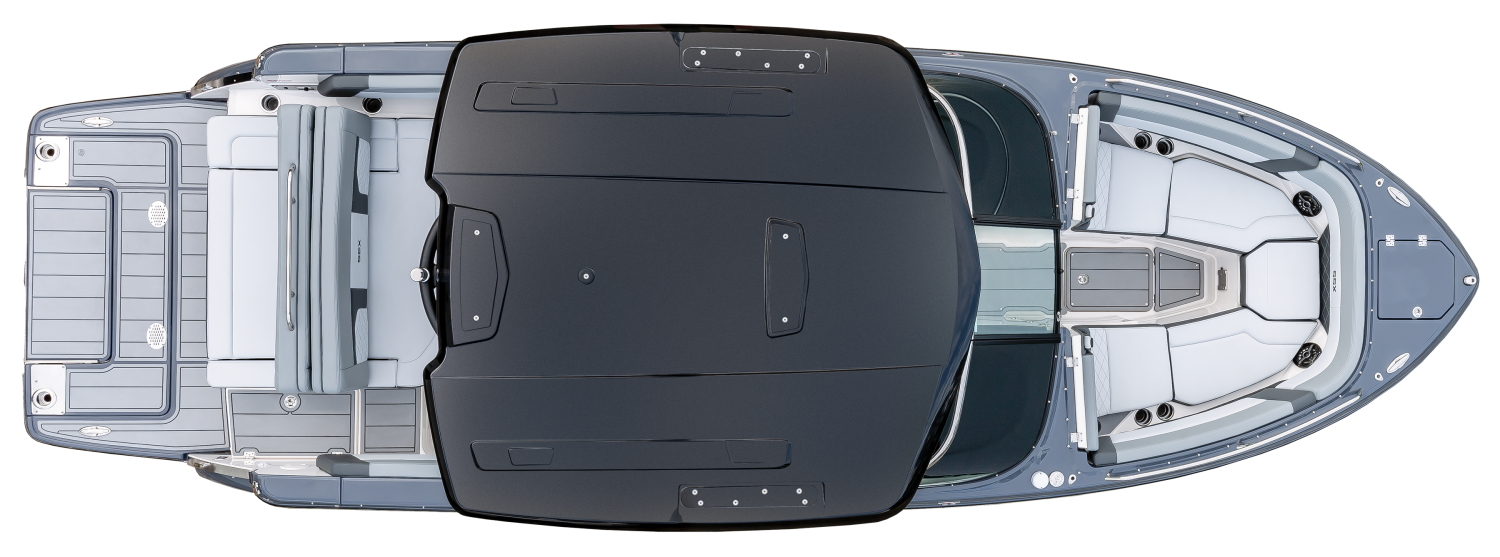 Overhead view of the  Chaparral SSX 8 