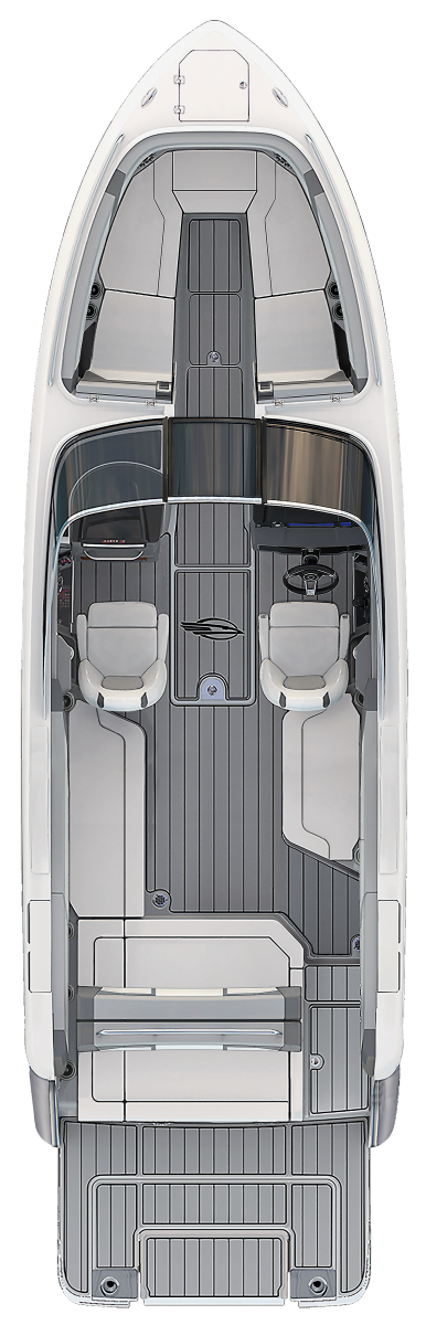 Overhead view of the  Chaparral SSX 8 