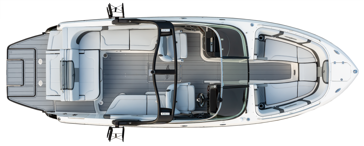 Overhead view of the  Chaparral 30 SURF  