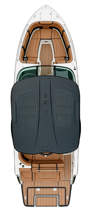 Overhead view of the  Chaparral 28 SURF  